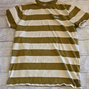 Vans Green and Cream Short Sleeve Tee